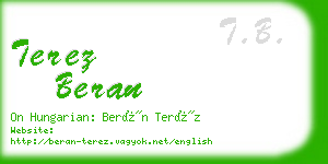 terez beran business card